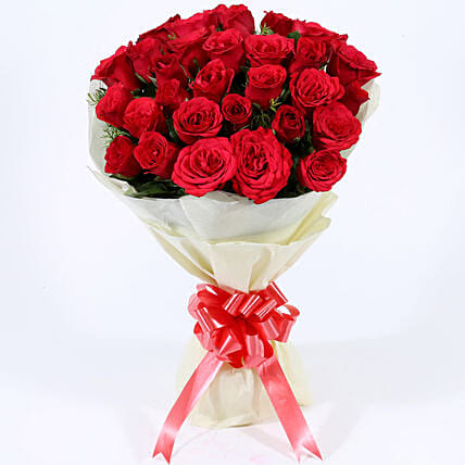 Exquisite 25 Red Roses Bouquet