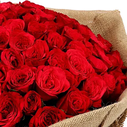 Majestic Gesture 100 Red Roses Bouquet