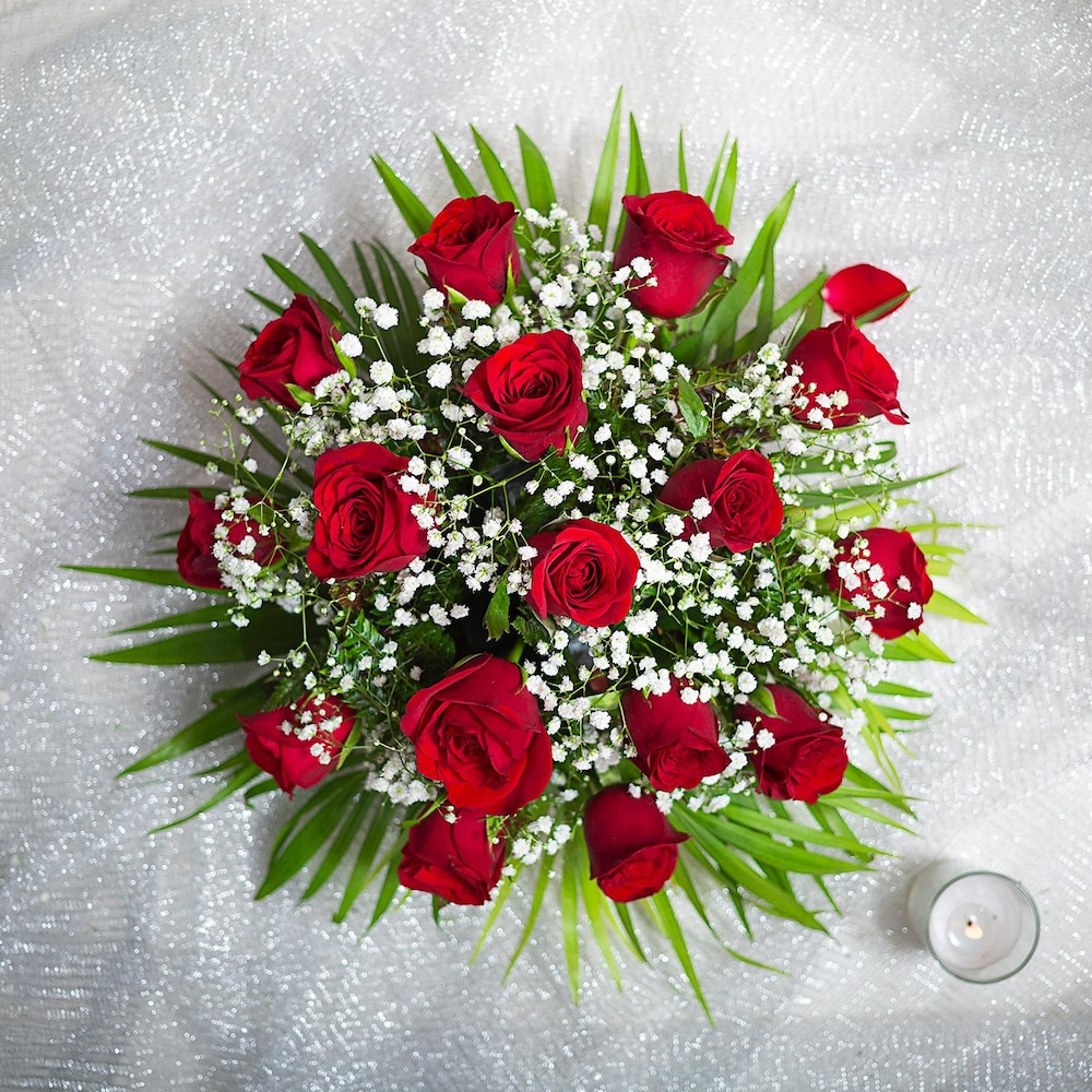 Love For Red Roses Arrangement