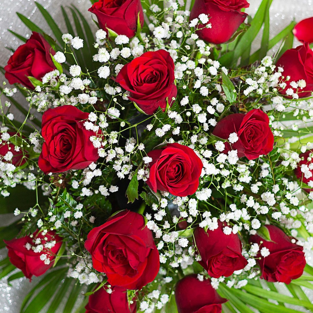 Love For Red Roses Arrangement