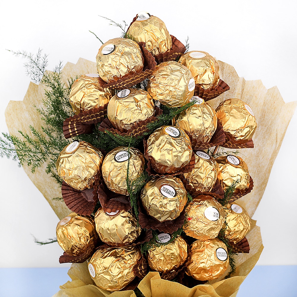 Ferrero Rocher Chocolate Candy Bouquet