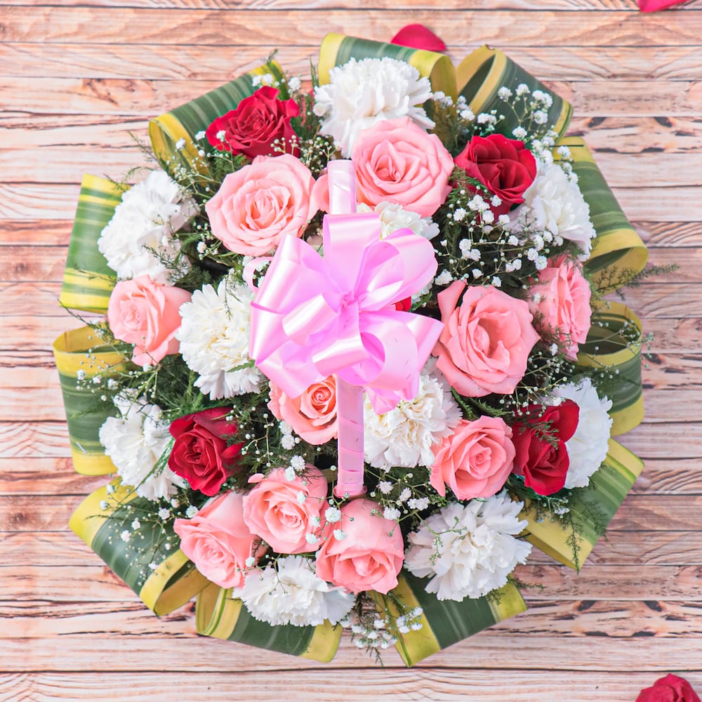 Love Basket Of Rose