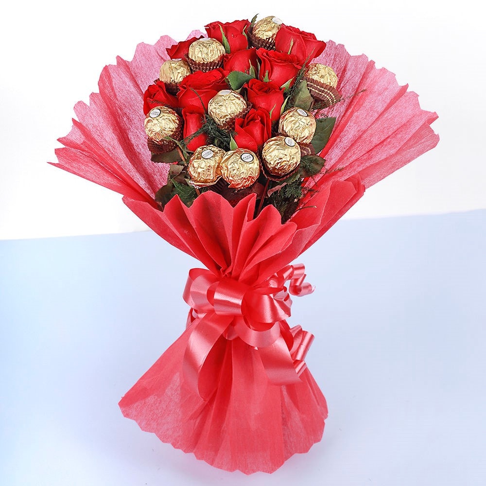 Roses Ferrero Rocher Chocolate Bouquet