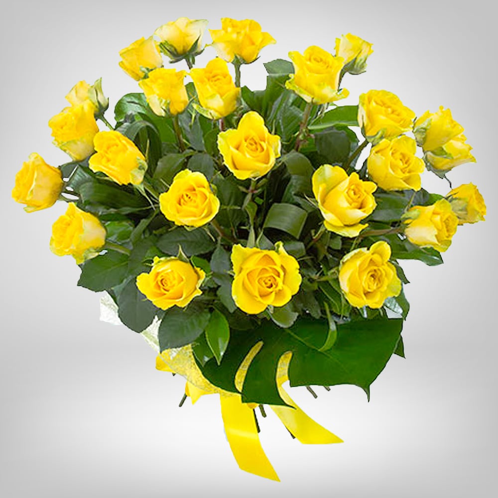Magic Yellow Roses Bunch