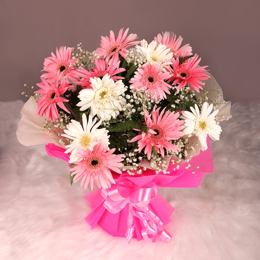 Blooming Pink Gerbera