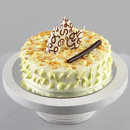 Crunchy Butterscotch Cake