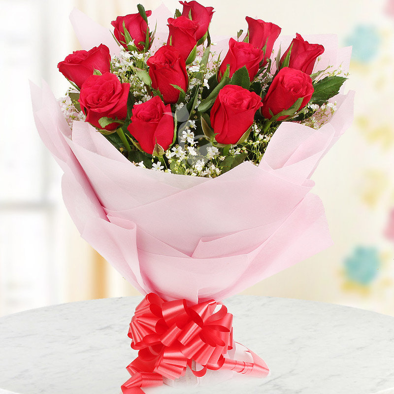 Lovely Red Posy