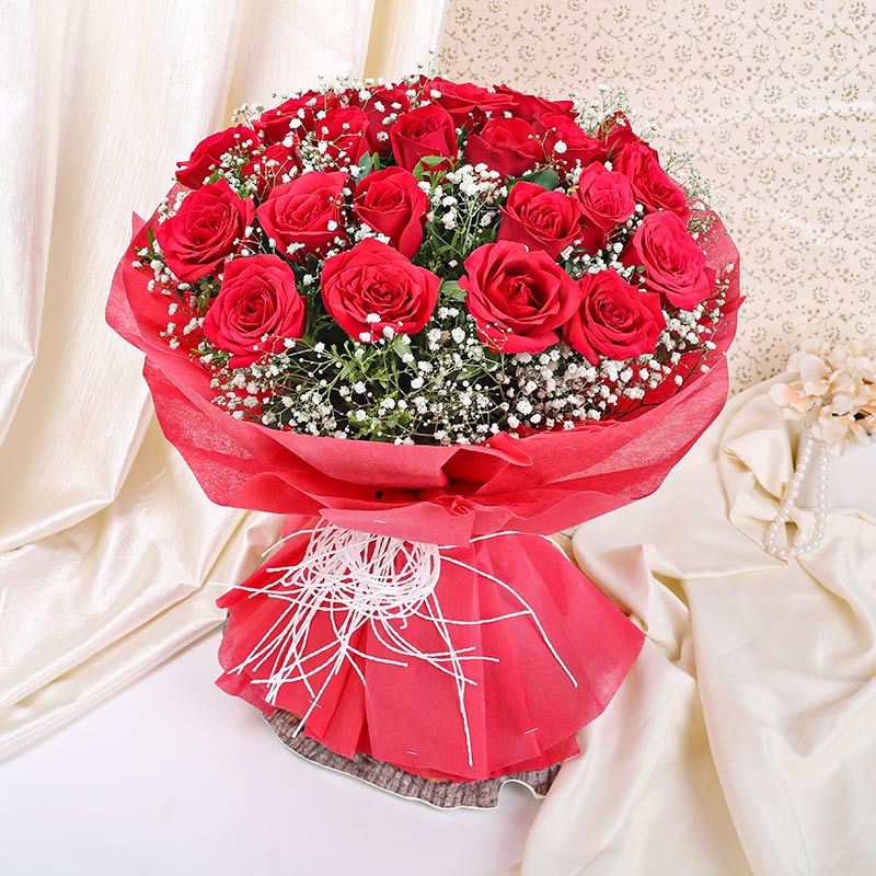 Red Rose Beautiful Bunch