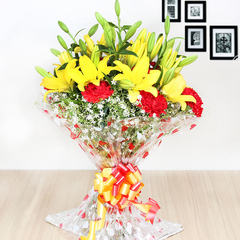 Yellow Mellow Lilies
