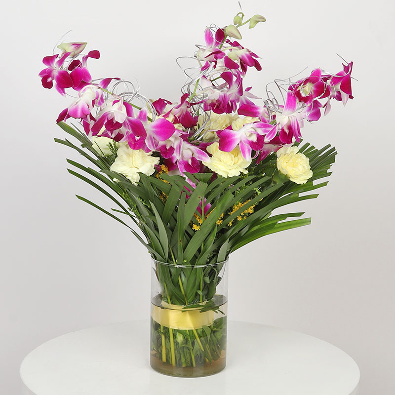 Awesome Orchids N Carnations Combo