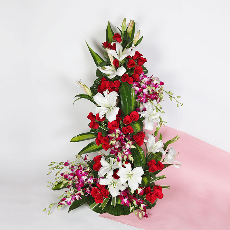 Mixed Flower Tower