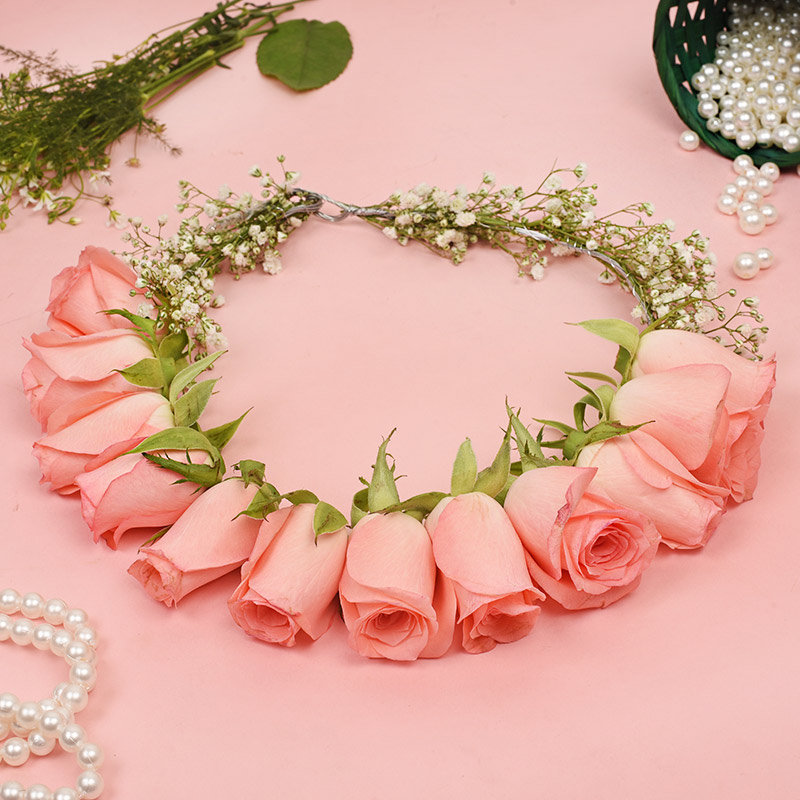 Blush Pink Rosal Tiara