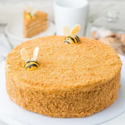 Honey Bee Butterscotch Cake