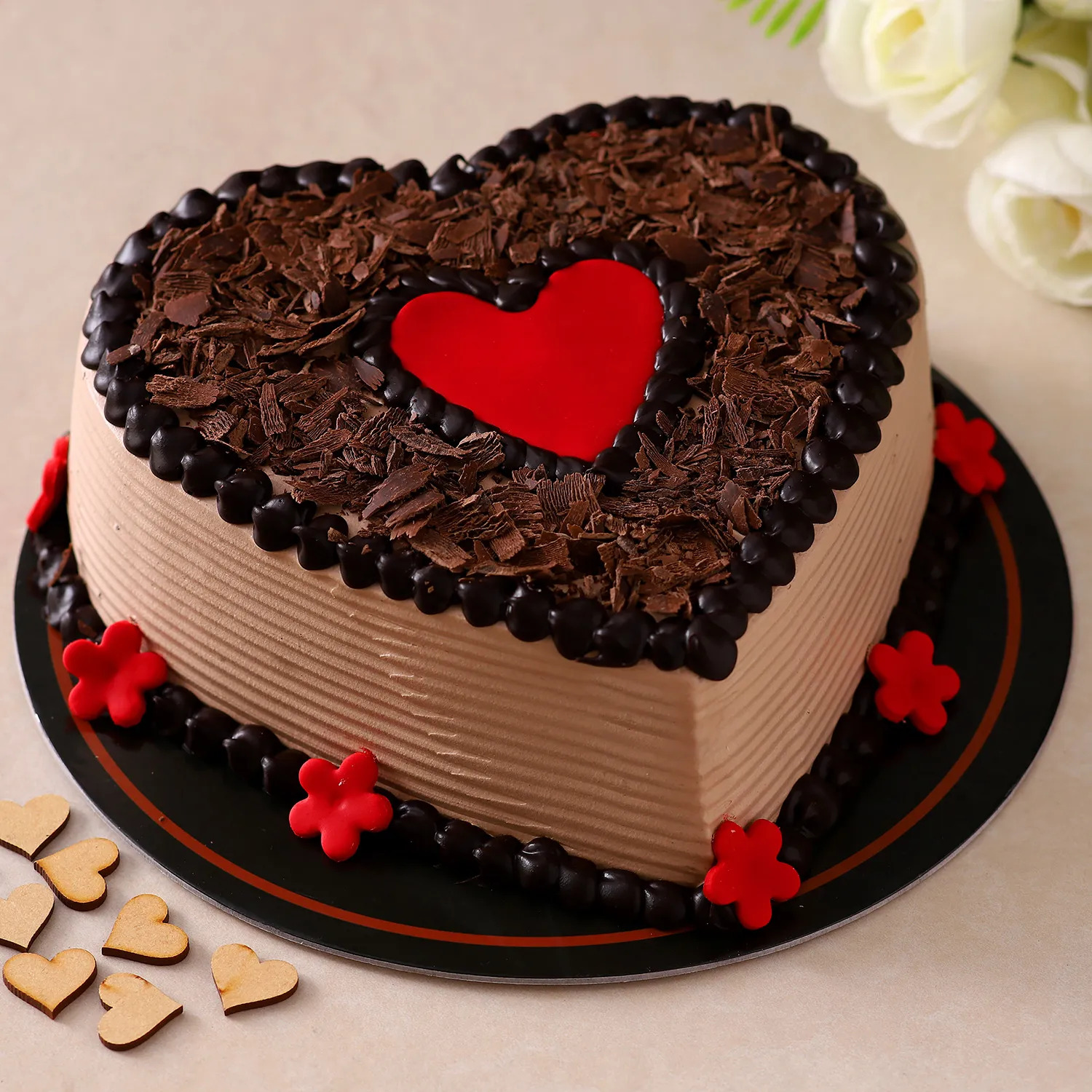 Choco Heart Valentine's Cake