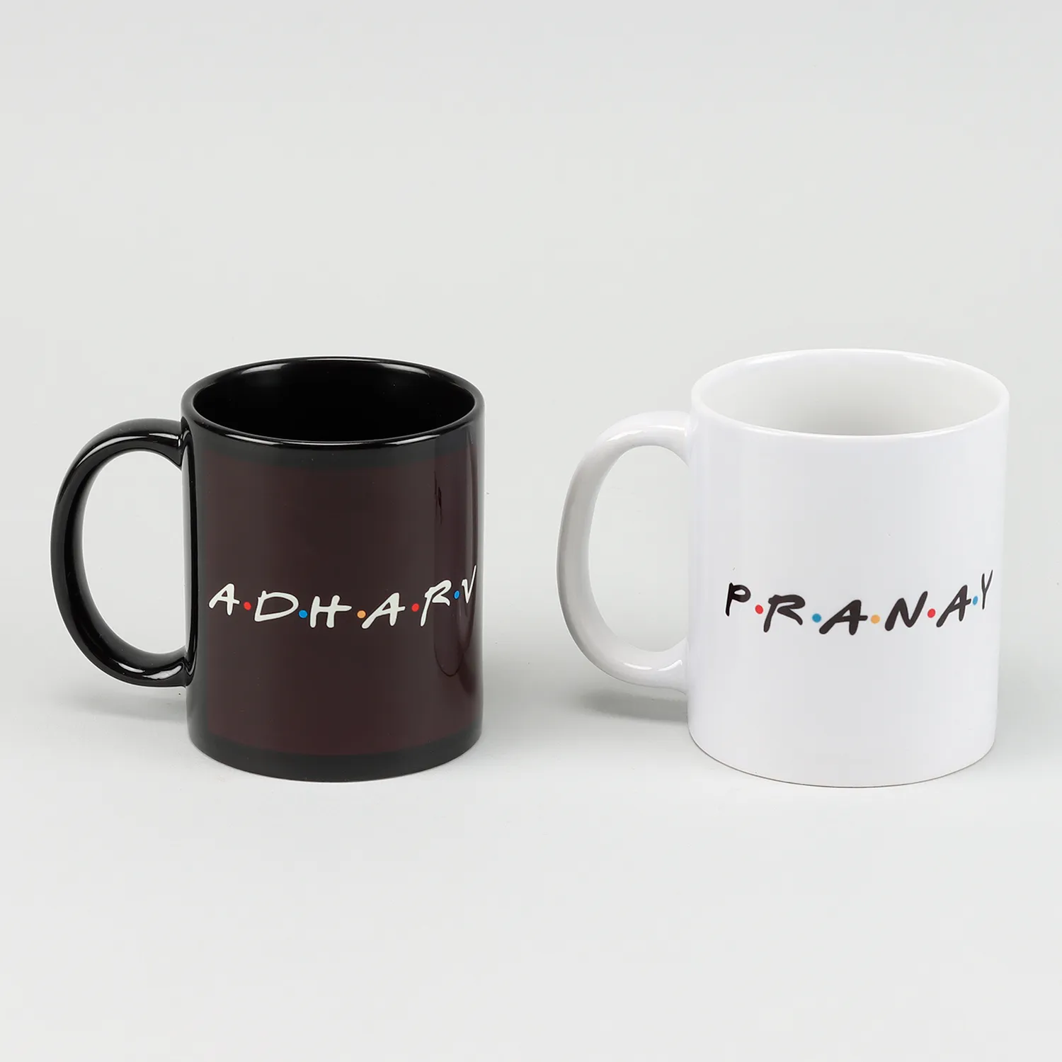 Friends Theme Personalised Mug Set Hand Delivery