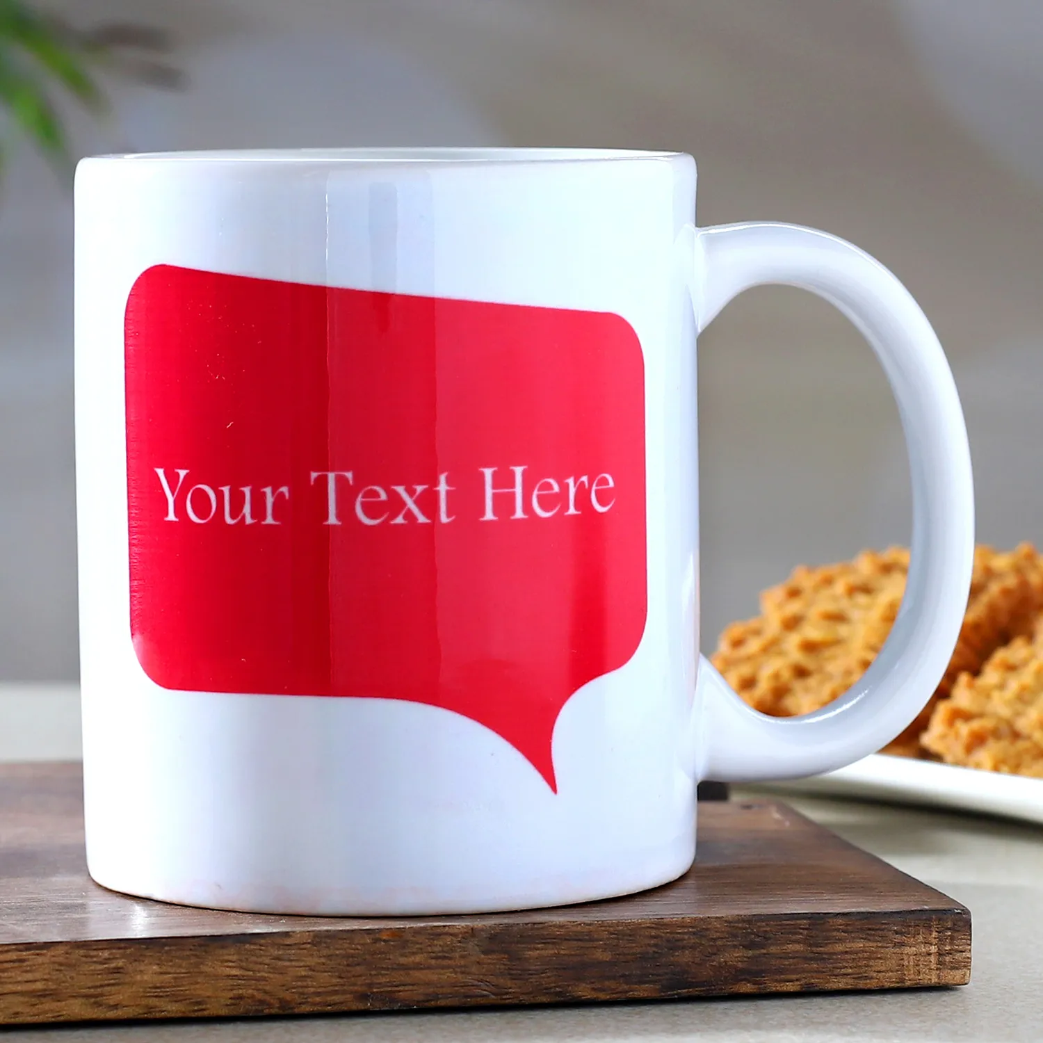 Personalised Message White Mug Hand Delivery