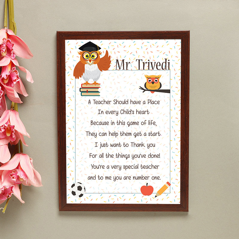 Cute Thank You Wall Frame