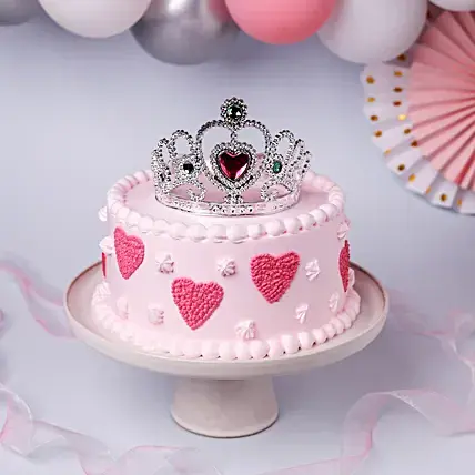 Princess Theme Strawberry Cake