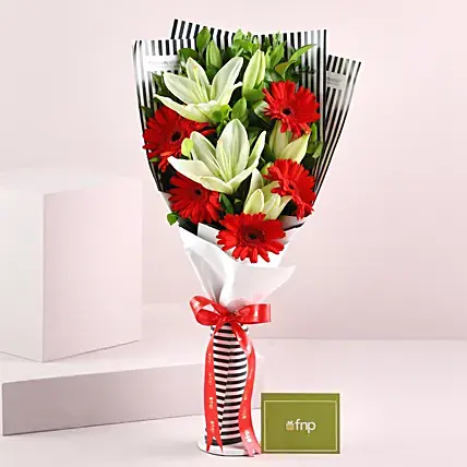 Gerberas & Asiatic Lilies Bouquet