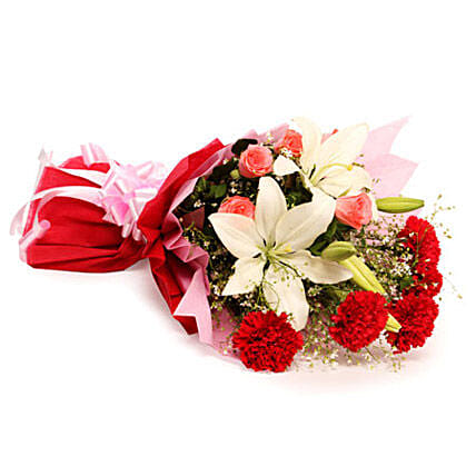 Lovely Blooming Flowers Bunch