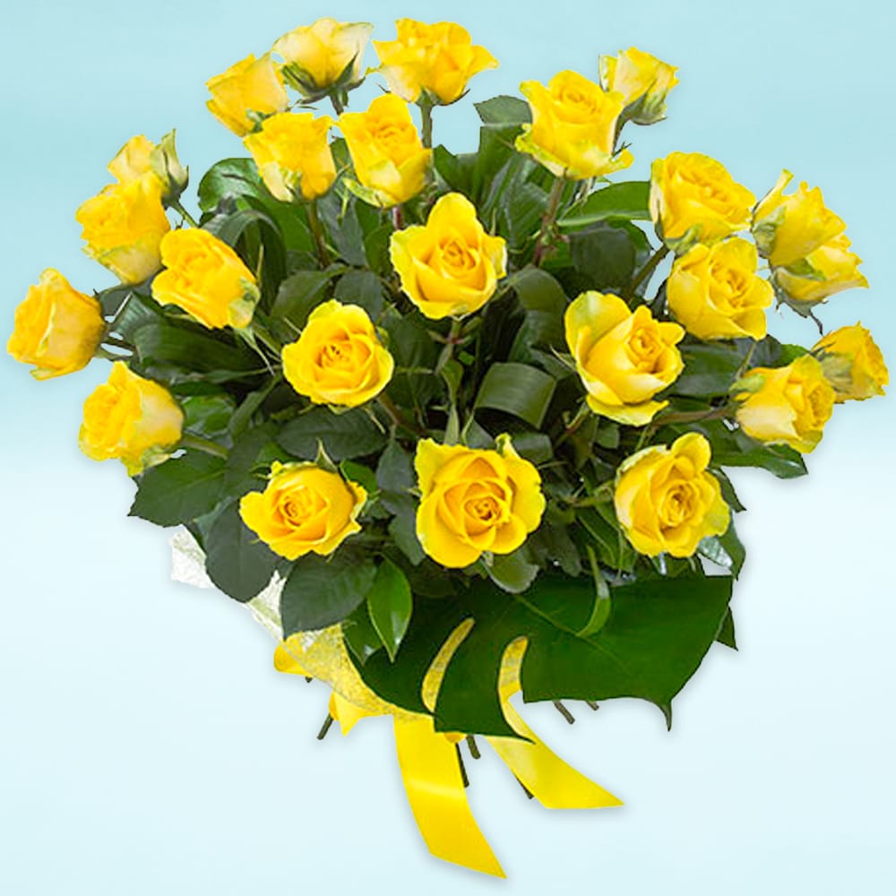 Magic Yellow Roses Bunch
