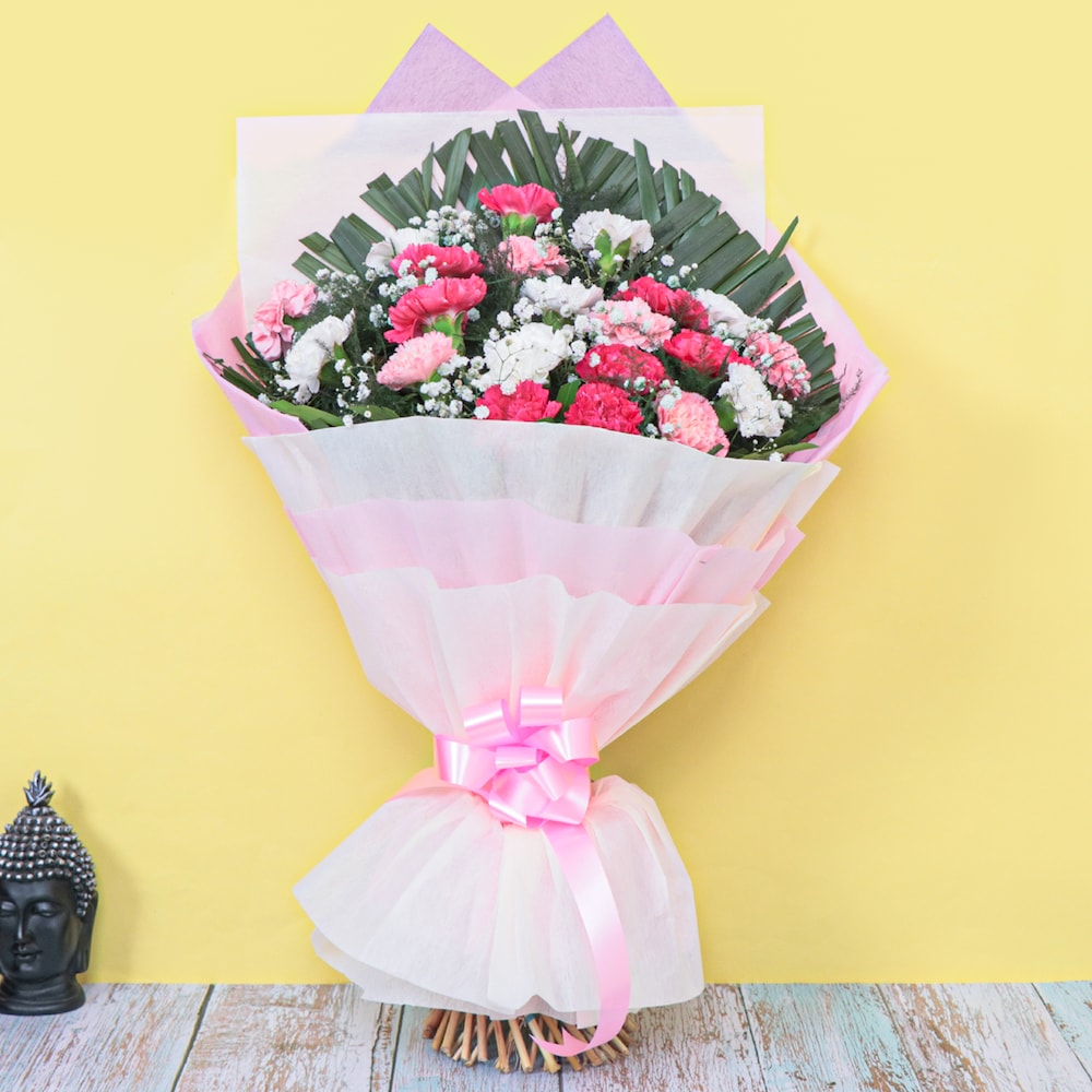 Mix Elegance Carnation Bouquet